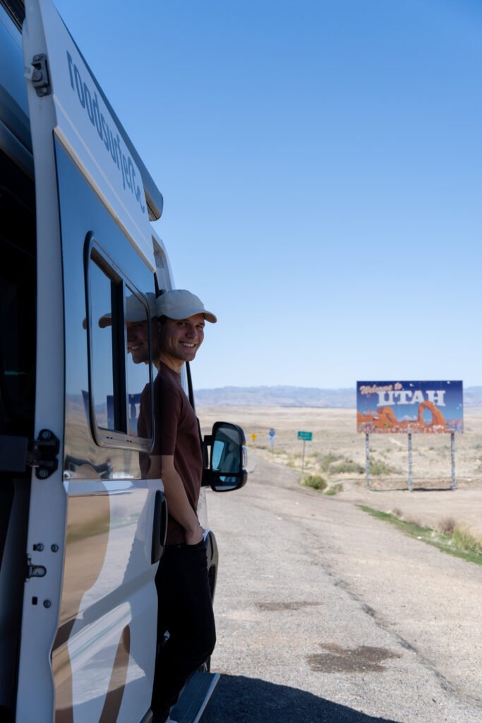 Utah Sign Parkplatz